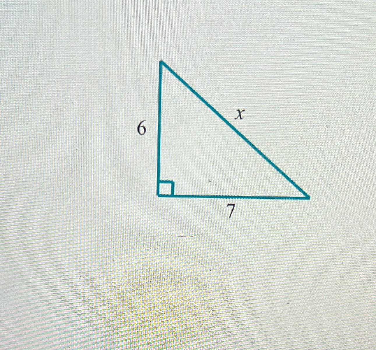 the length of x is ? rounded to the nearest
