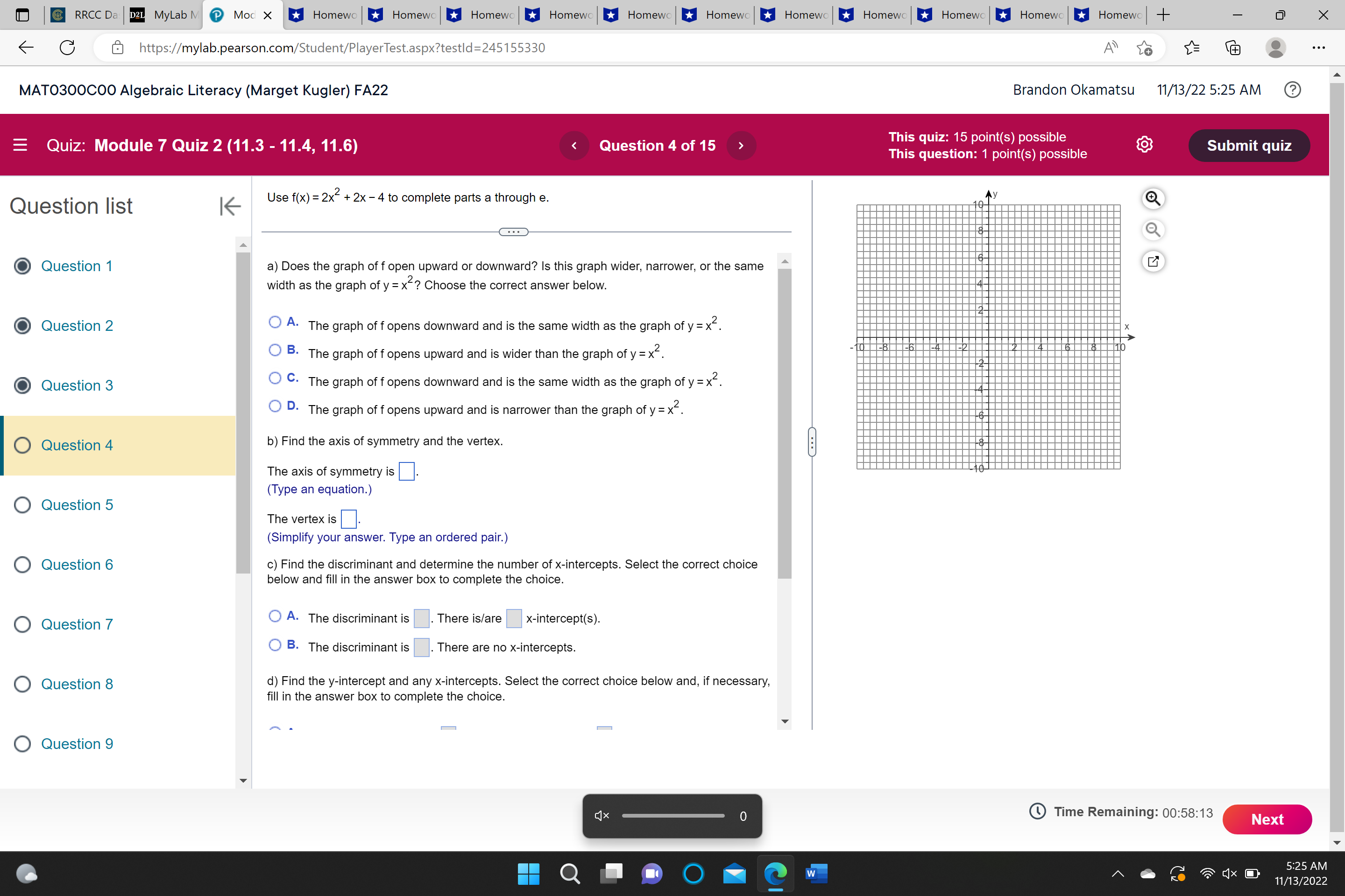 @ RRCC Da D2L MyLab MP Mod X * Homewo Homewo