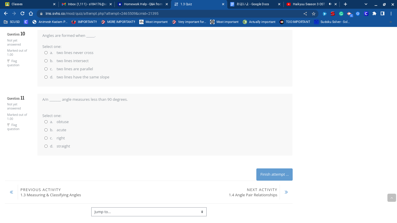Classes X M Inbox (1,111) - $184176@sc x * Course