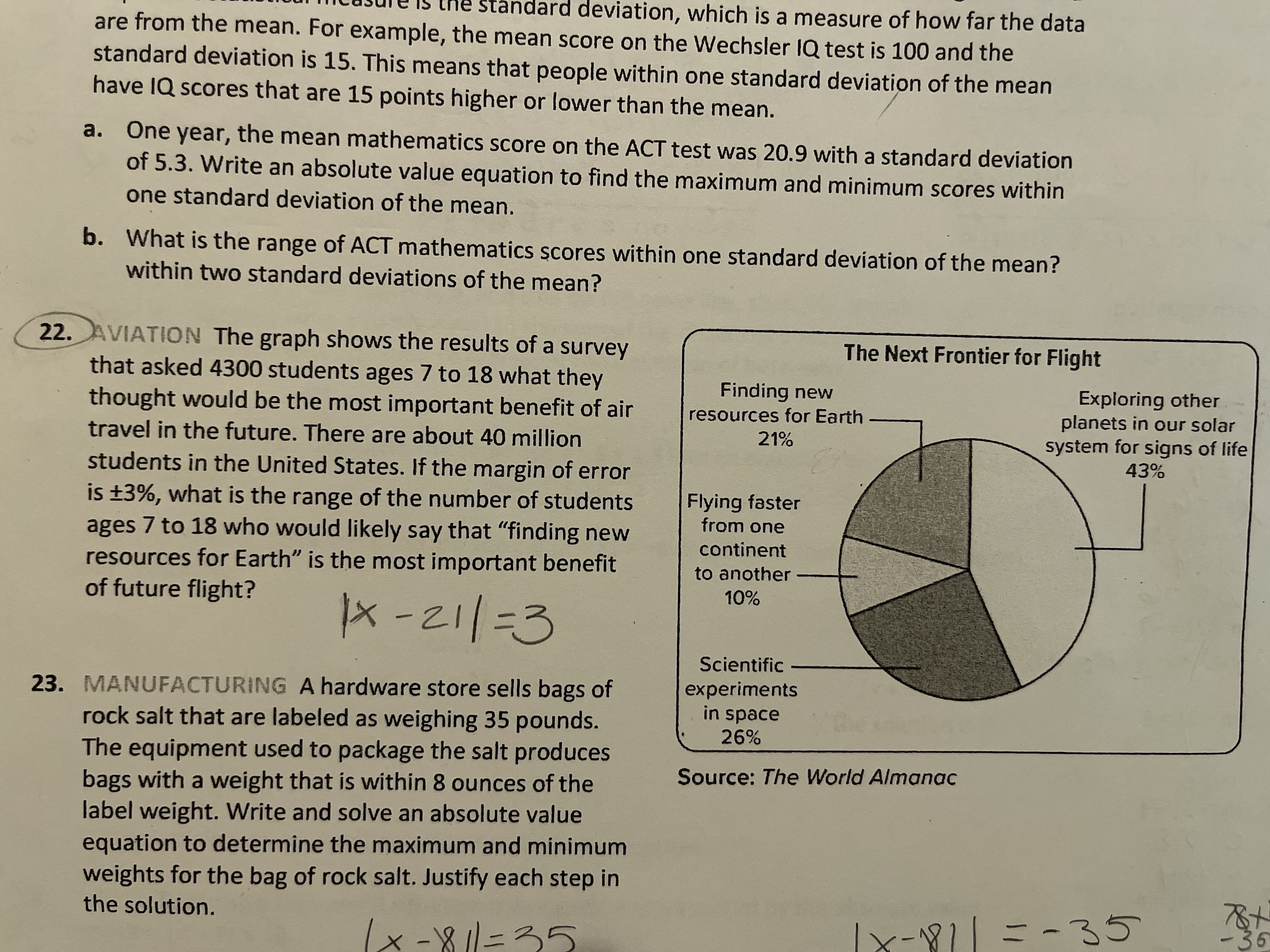 andard deviation, which is a measure of how far