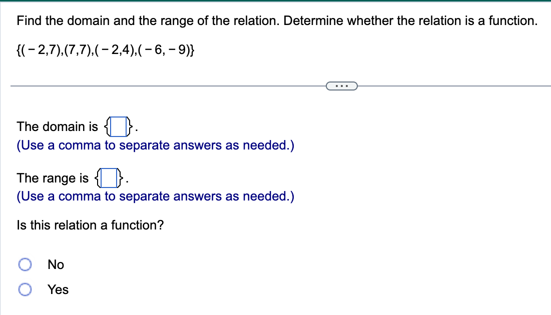 MUST SHOW CALCULATIONS : Determine whether the