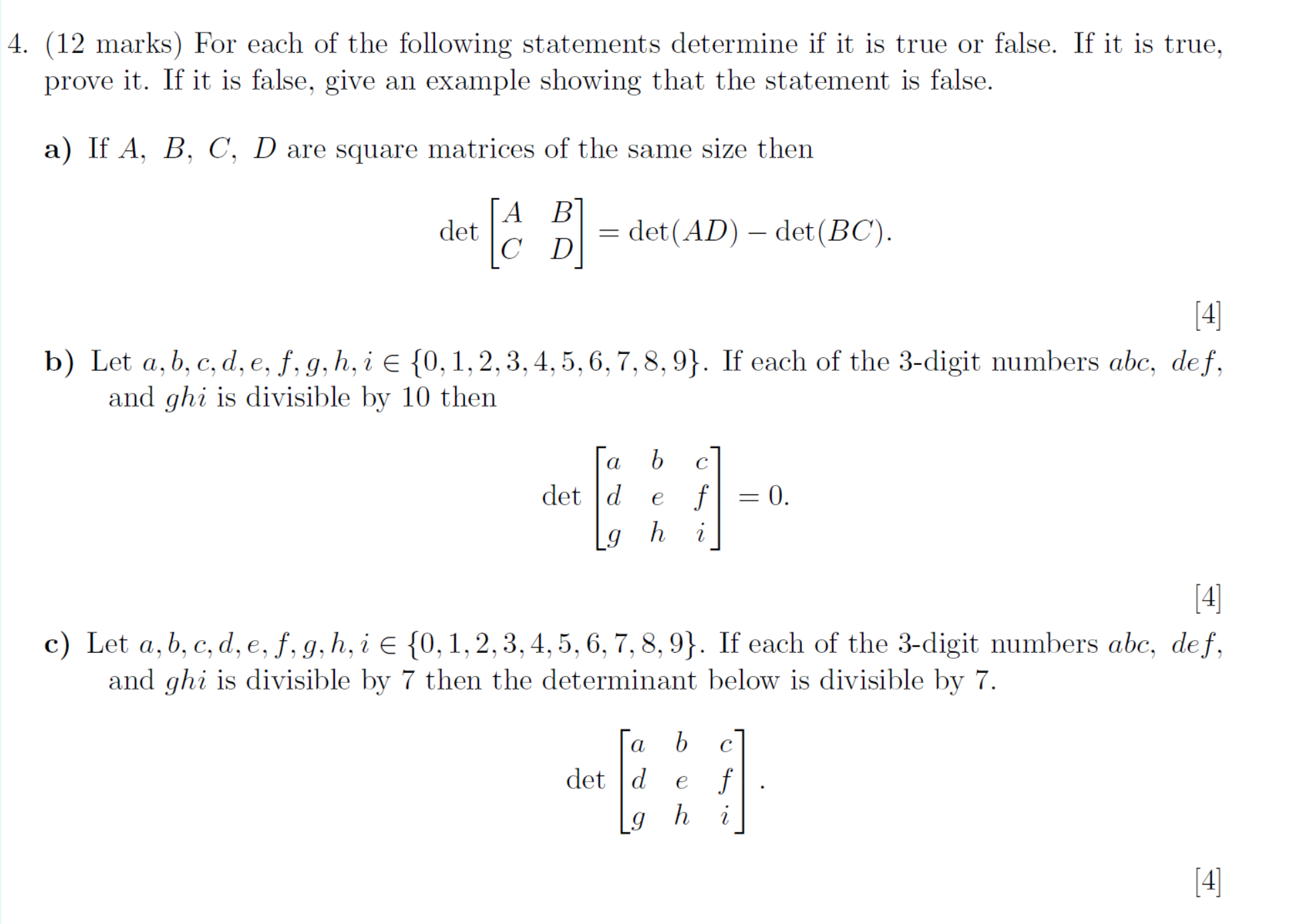 3. (12 marks) Consider the parallelepiped P in R3