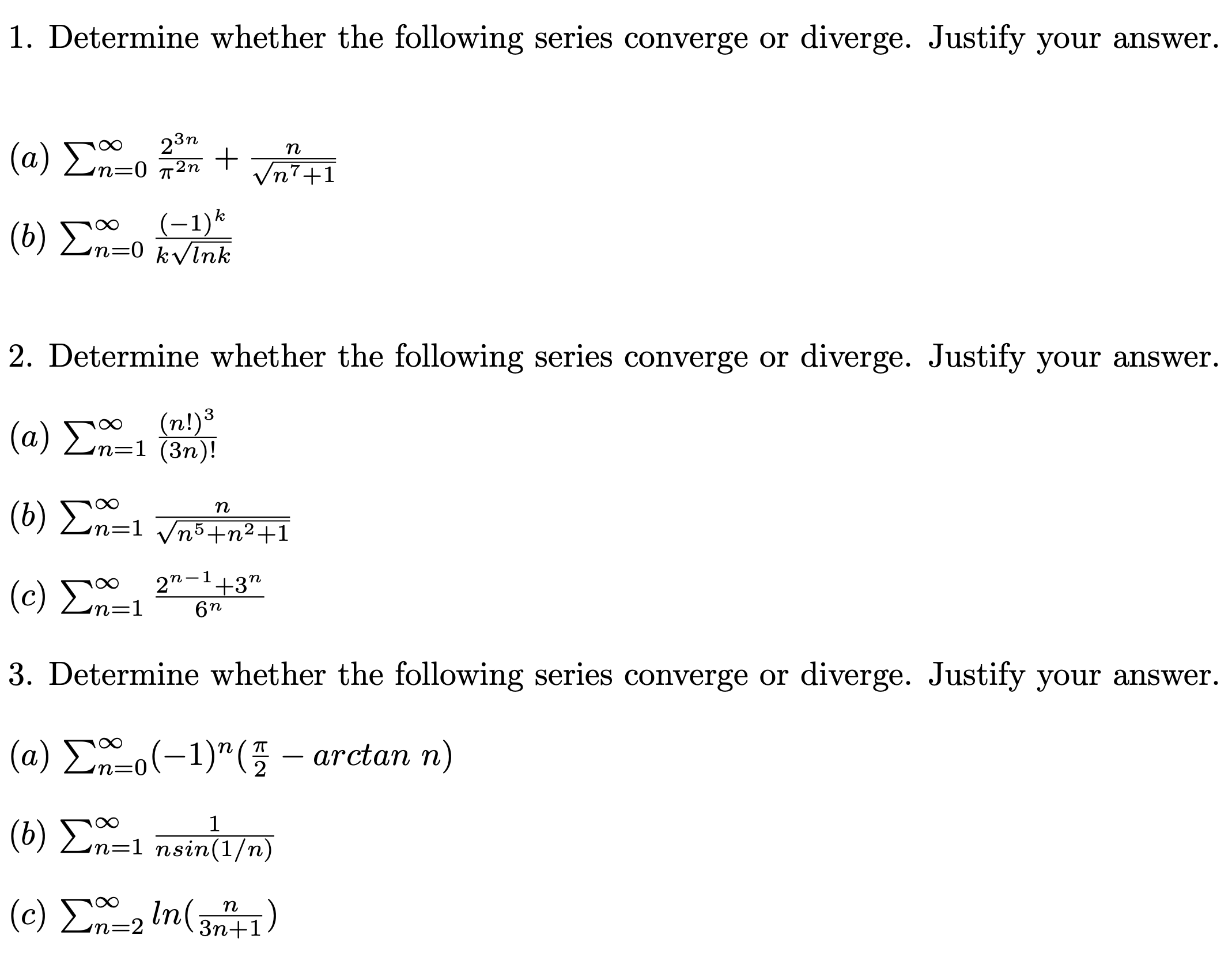 I need with these 8 math homework questions. 1.