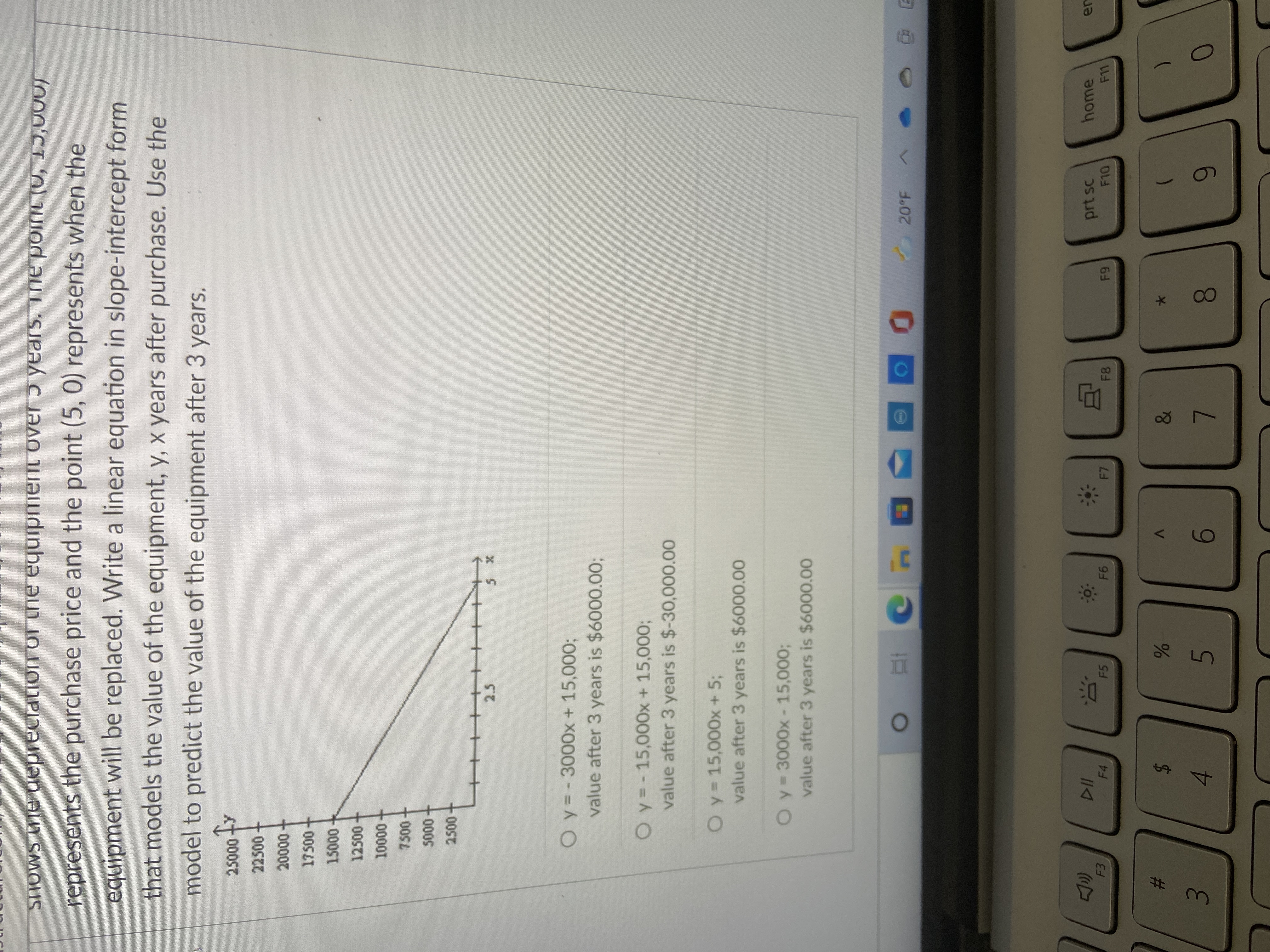 Question 12 4 p Solve. A school has just