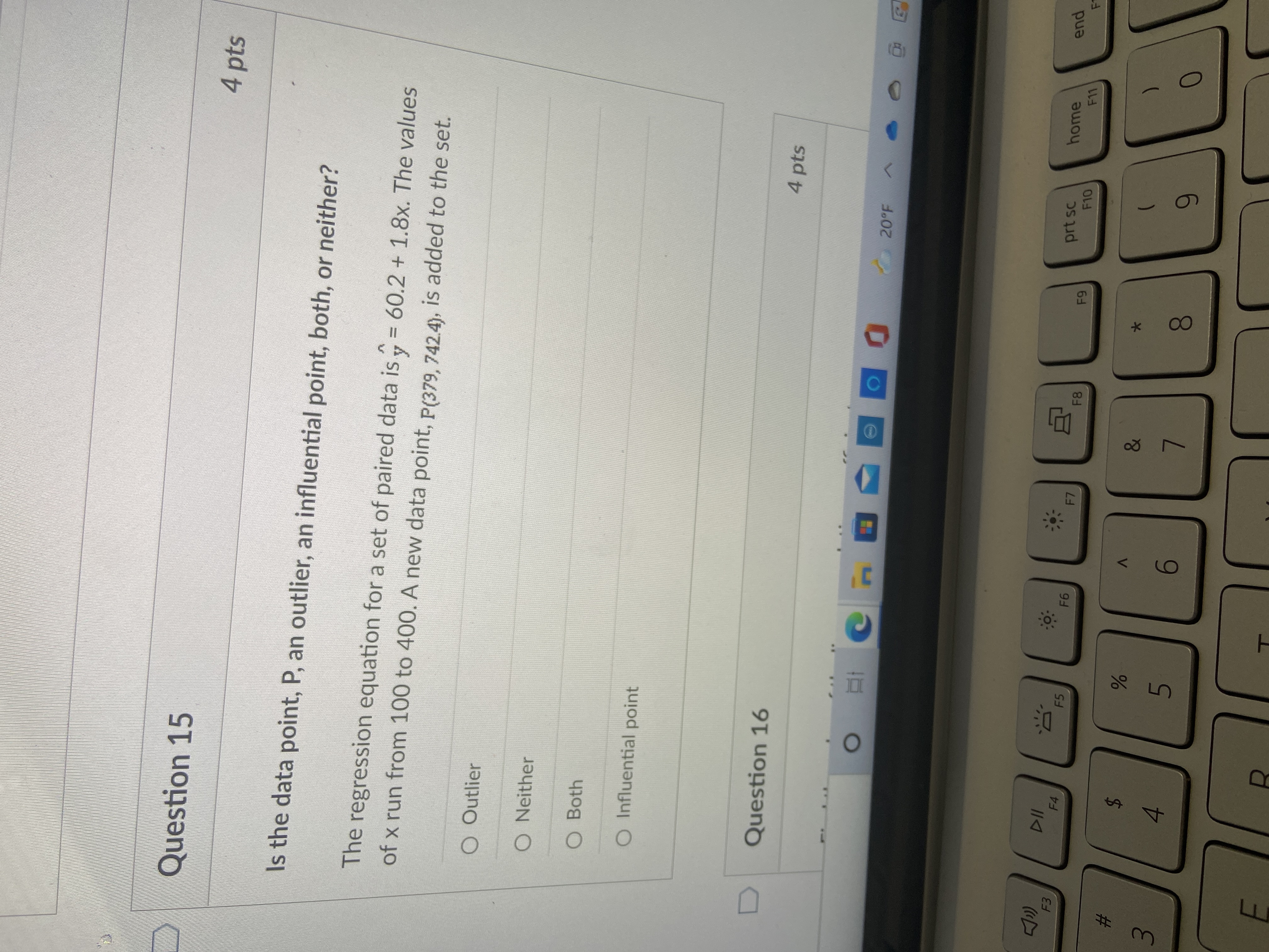 Question 12 4 p Solve. A school has just