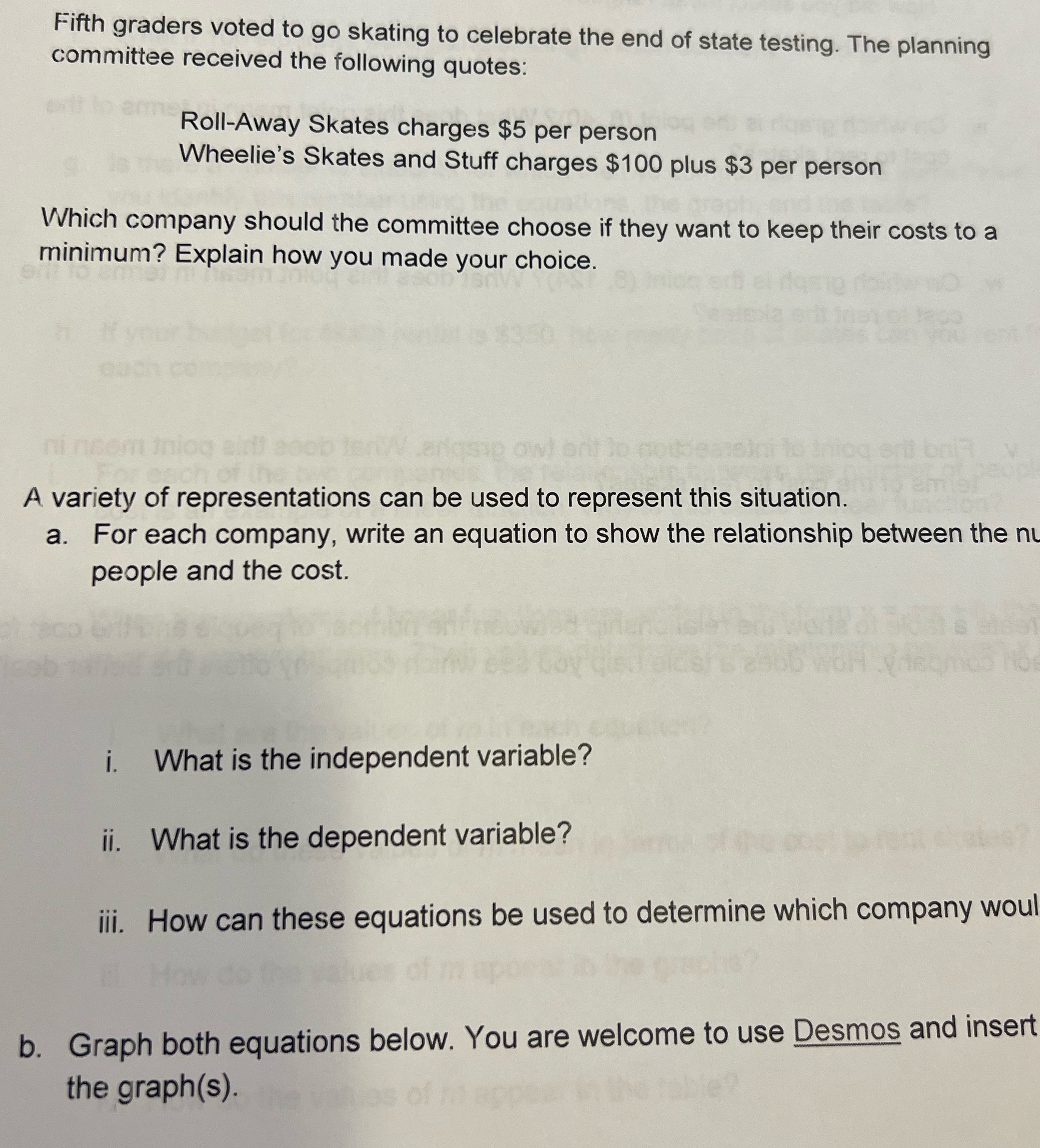 iii- which company would be best Fifth graders