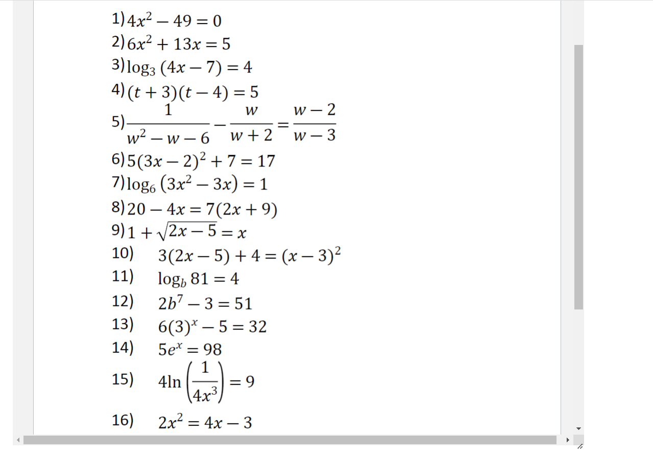 \fQuestion 1 The rst step I need to do to solve