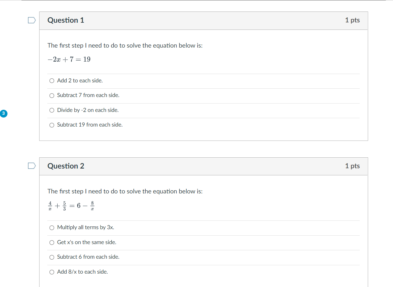 \fQuestion 1 The rst step I need to do to solve