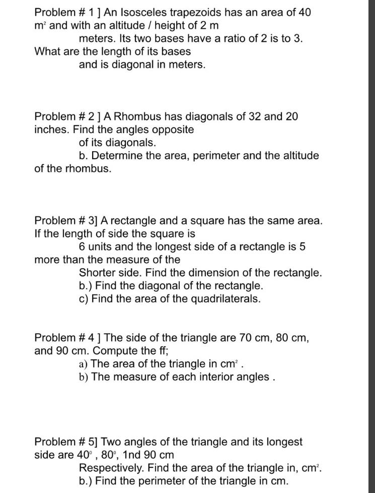 detailed solution typewritten if posibble Problem