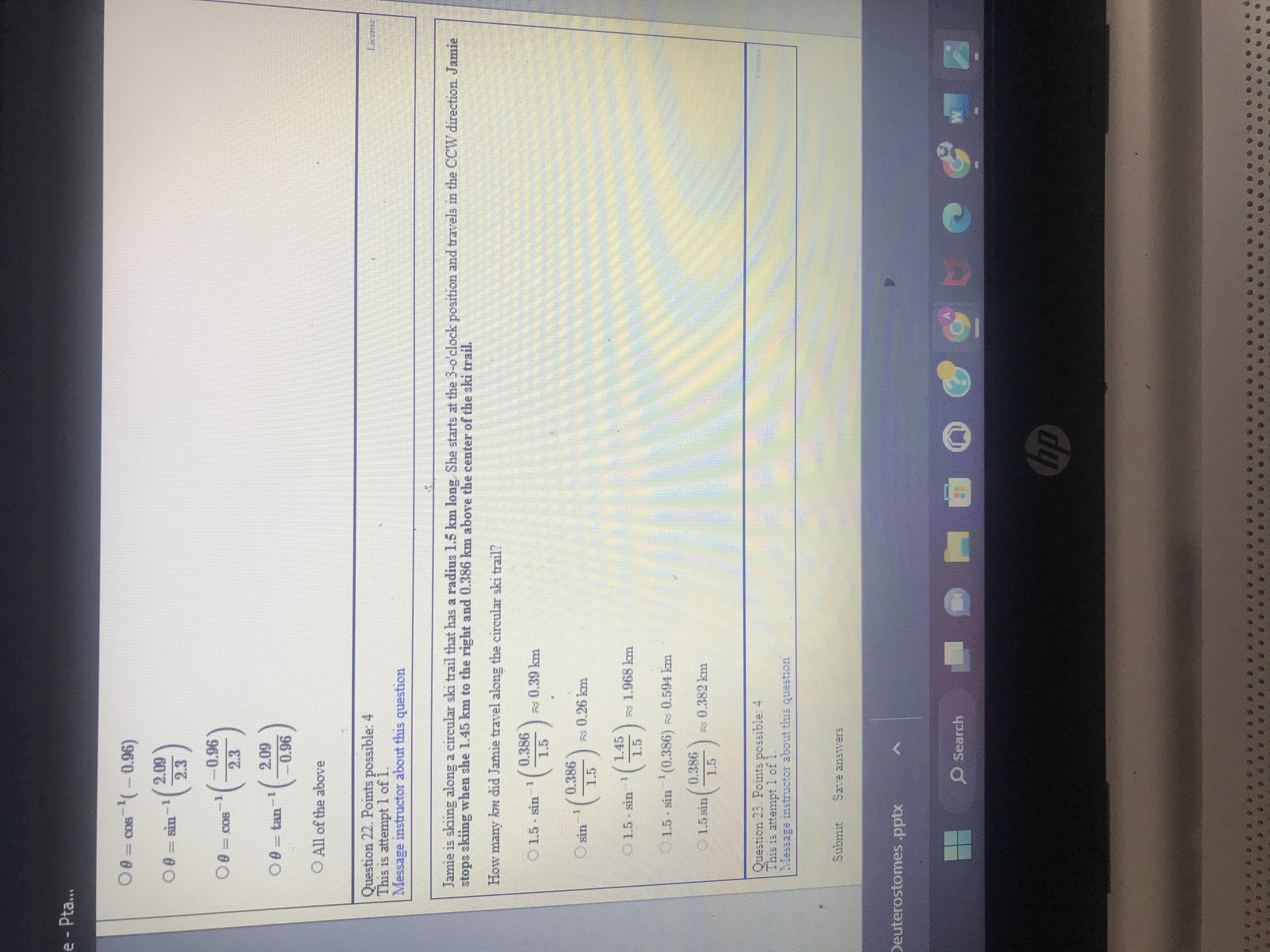 Pta... Question 21. Points possible: 4 License