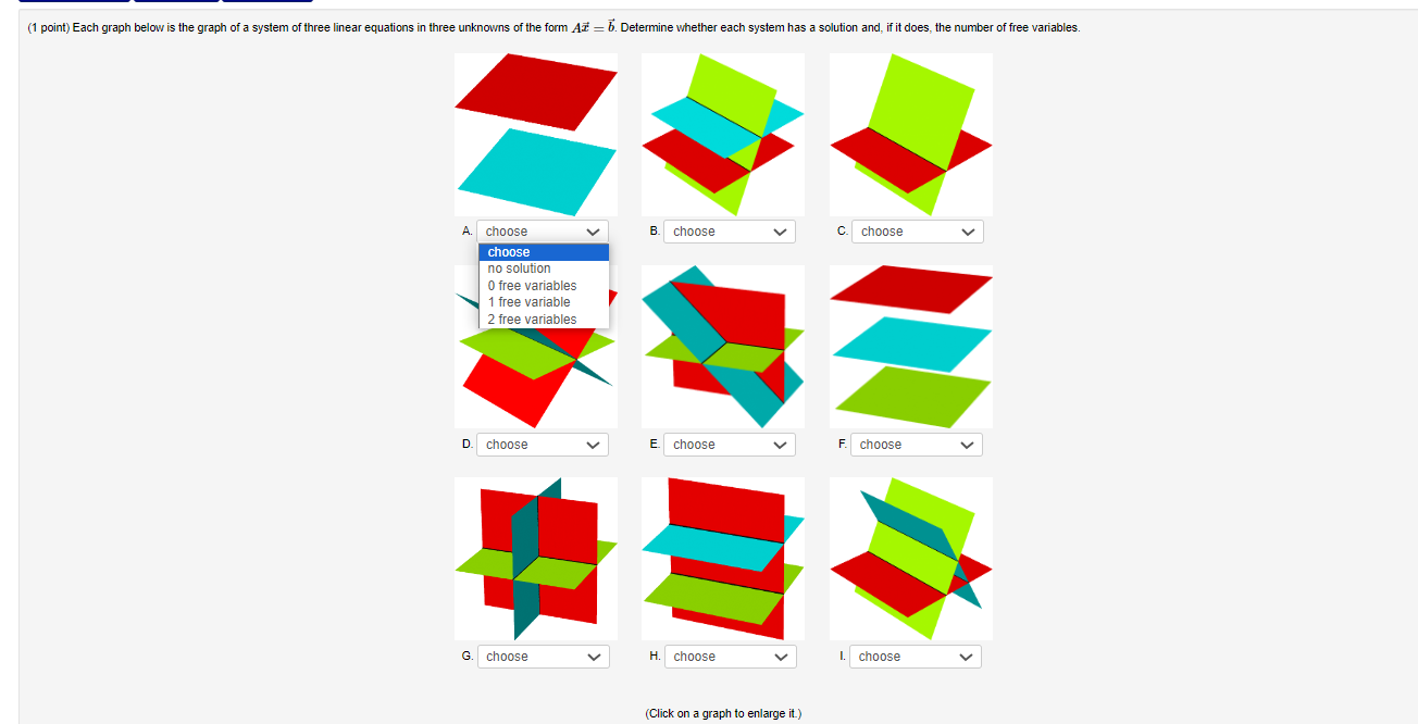(1 point) Solve the system by finding the reduced