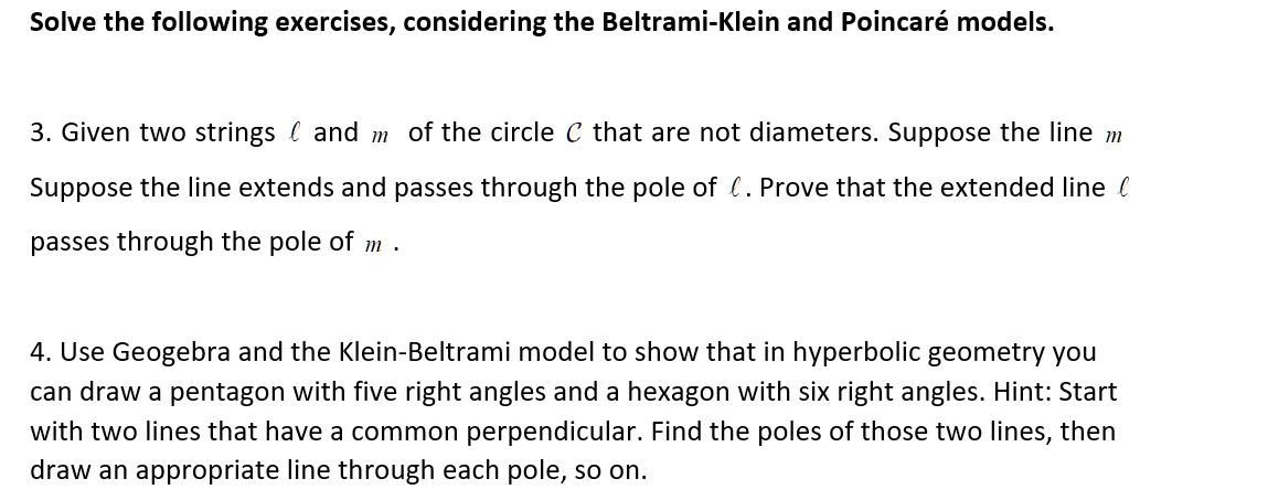 HI IT IS ABOUT NON EUCLIDEAN GEOMETRY