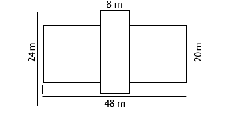 The roof of a farmer's shed has the shape and
