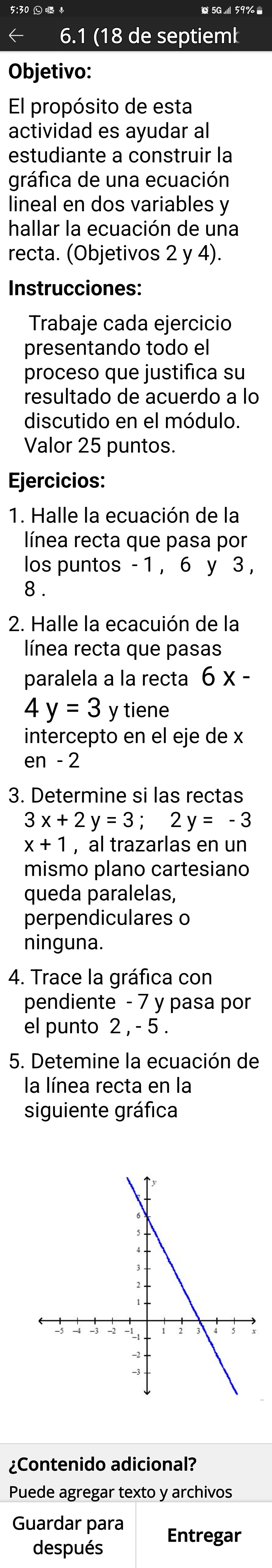 5:30 OR + @ 5G .ill 59% 6.1 (18 de septiemb