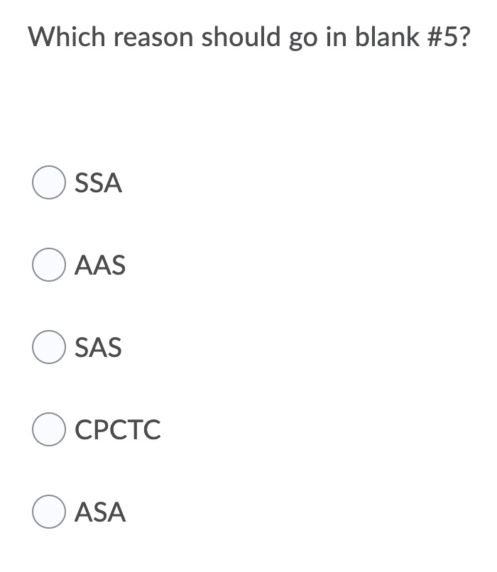 question 4. for the answer portion please just