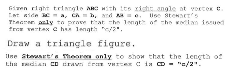 hi please help me Given right triangle ABC with