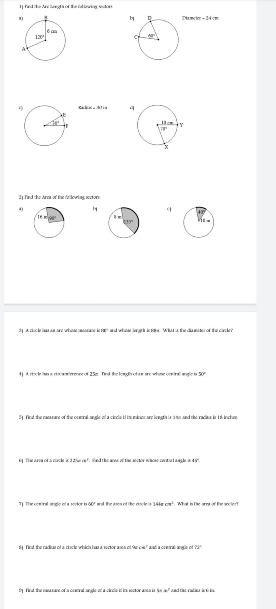 please solve this questions correctly 1) Find the