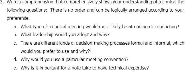 2. Write a comprehension that comprehensiyely