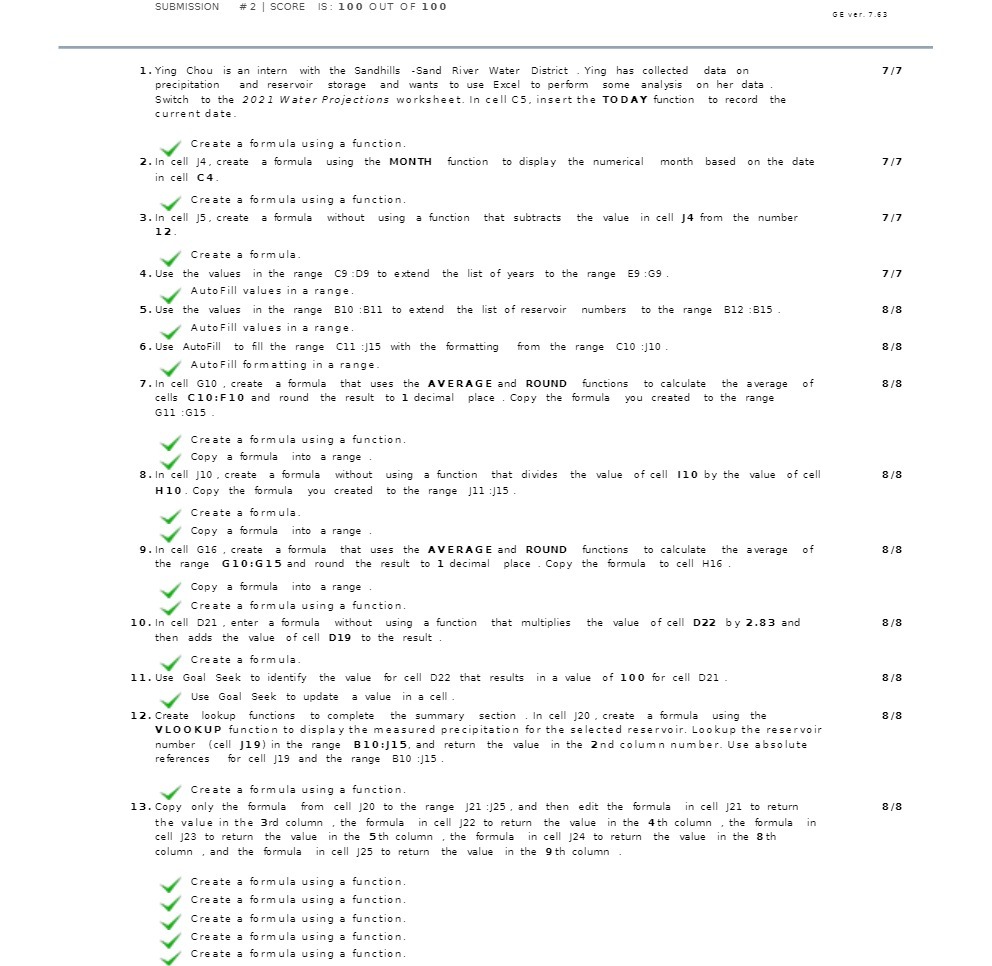 SUBMISSION #2 | SCORE IS: 100 OUT OF 100 GE ver.