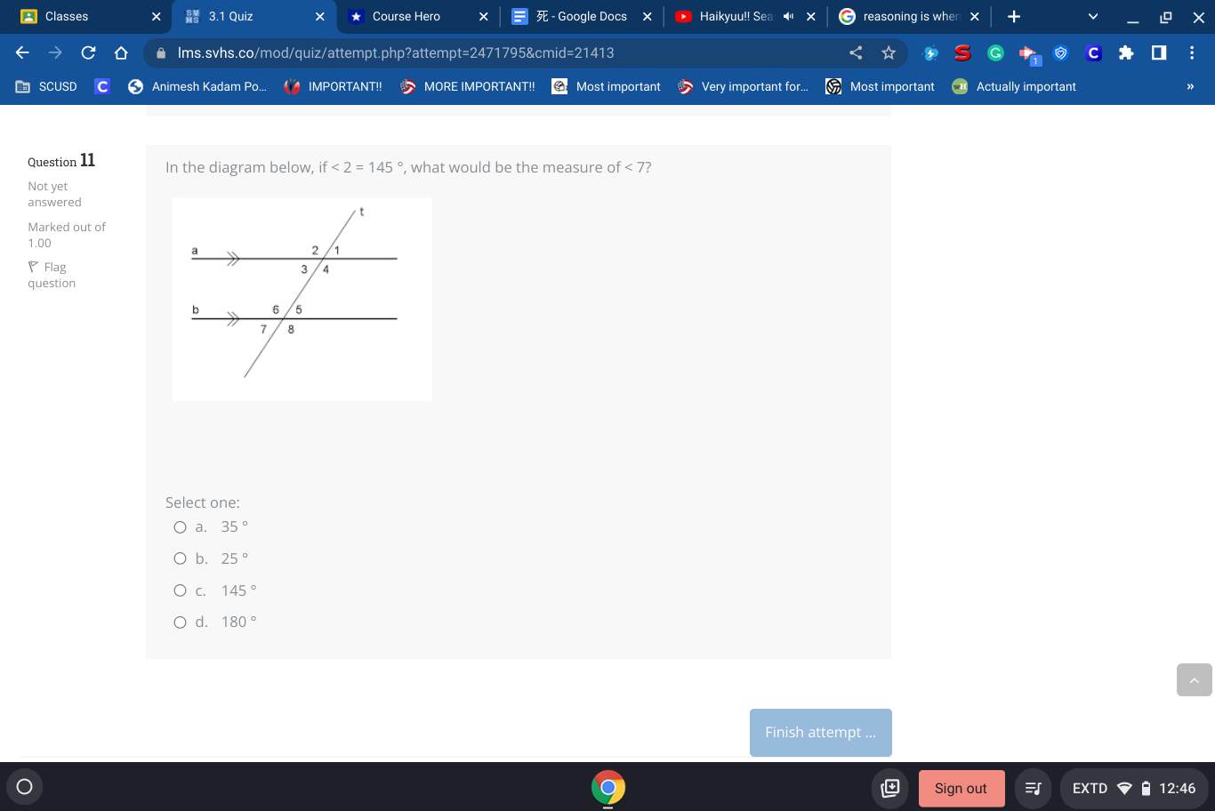 Classes X 3.1 Quiz X * Course Hero X FE - Google