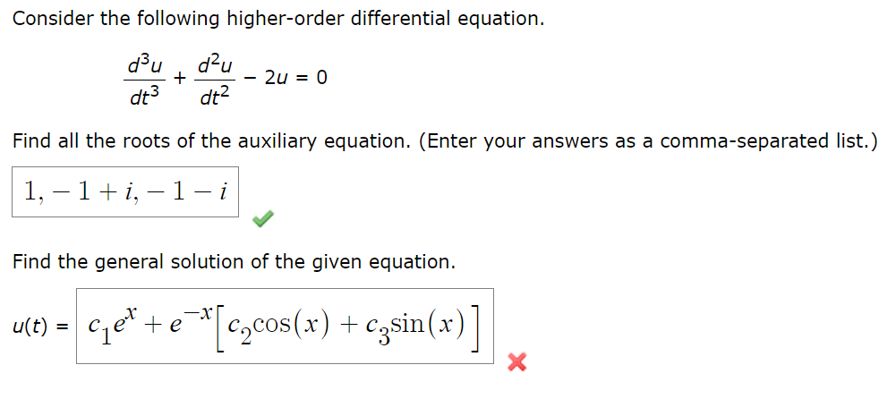 Find the general solution of the given