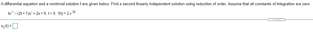 I need help with this problem. Adiiferential