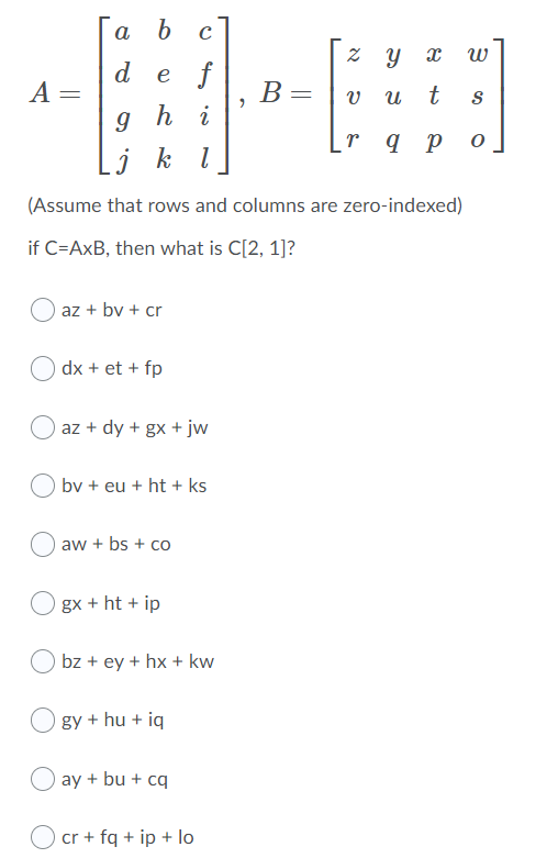 Could I get help on this question? abc zy x w def