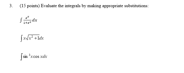 \f8. (5 points) Find the Riemann sum for the