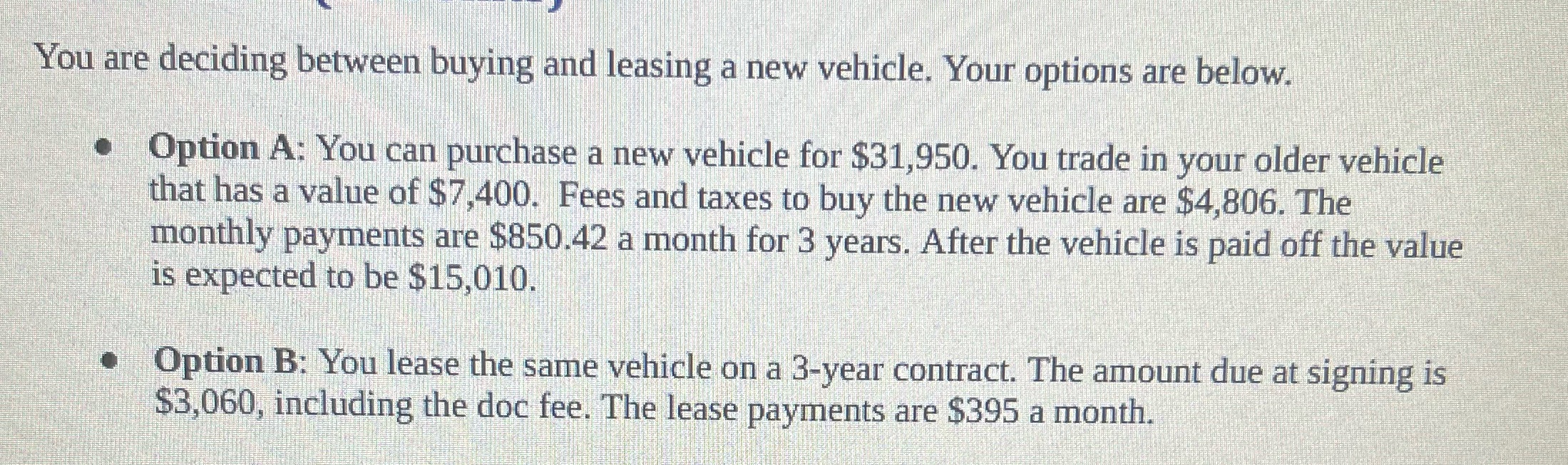 what is the total of the monthly payments? What