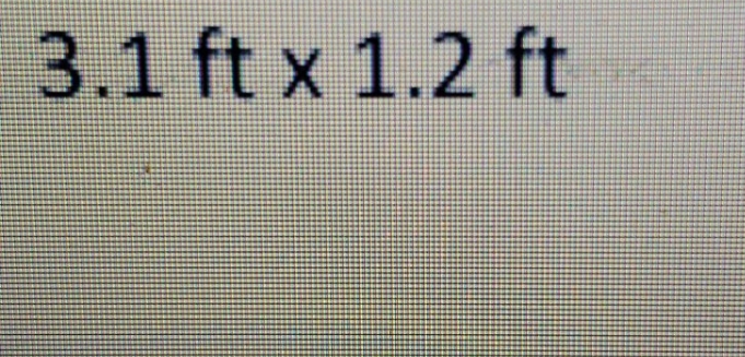 I need the answer with measurement numbers and