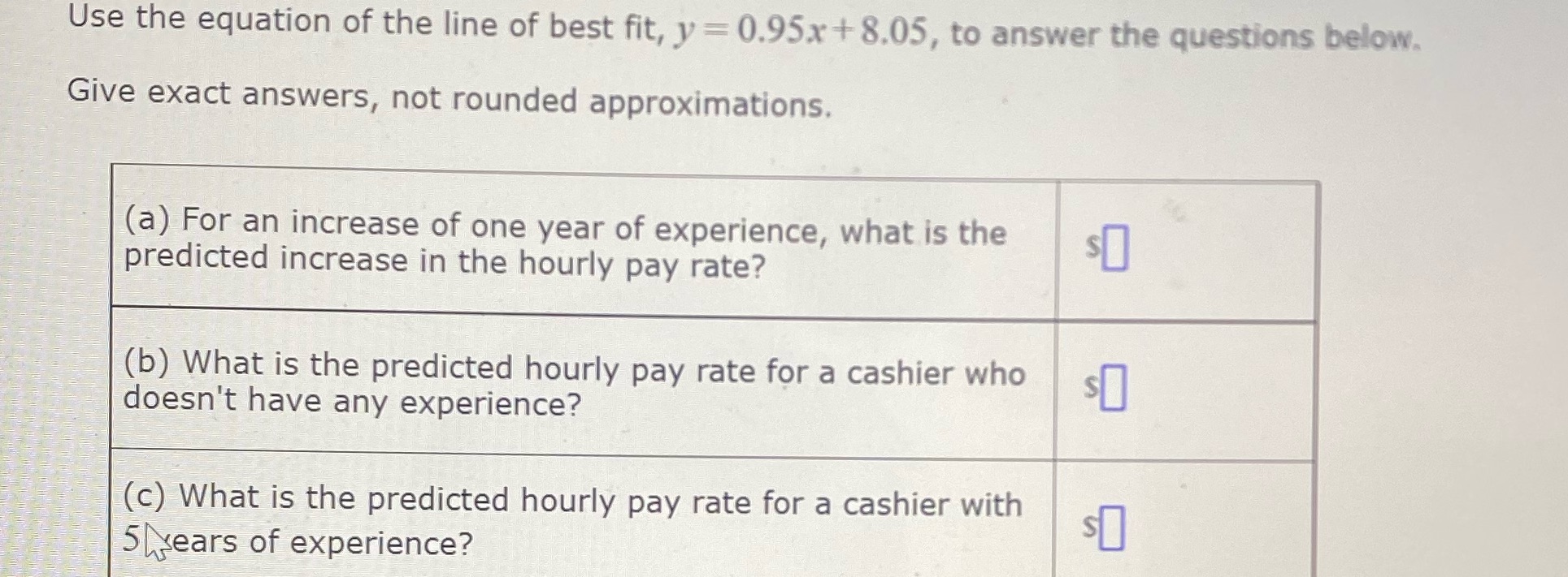 May I get some help with this? Use the equation