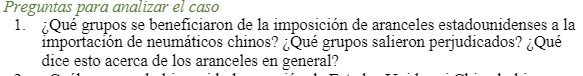 Preguntas para analizar el caso 1. Que grupos se