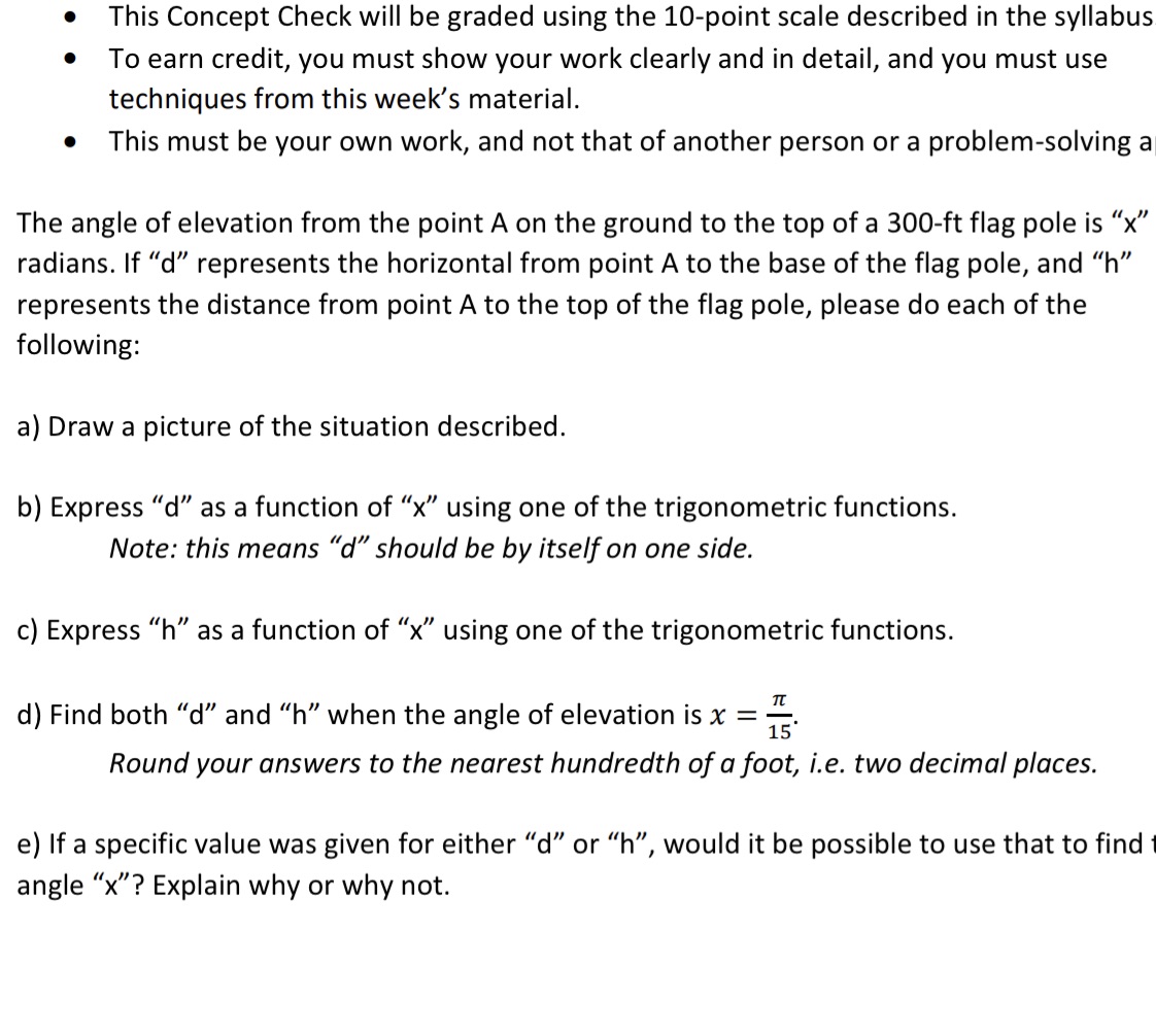 0 This Concept Check will be graded using the