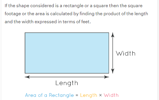 If the shape considered is a rectangle or a