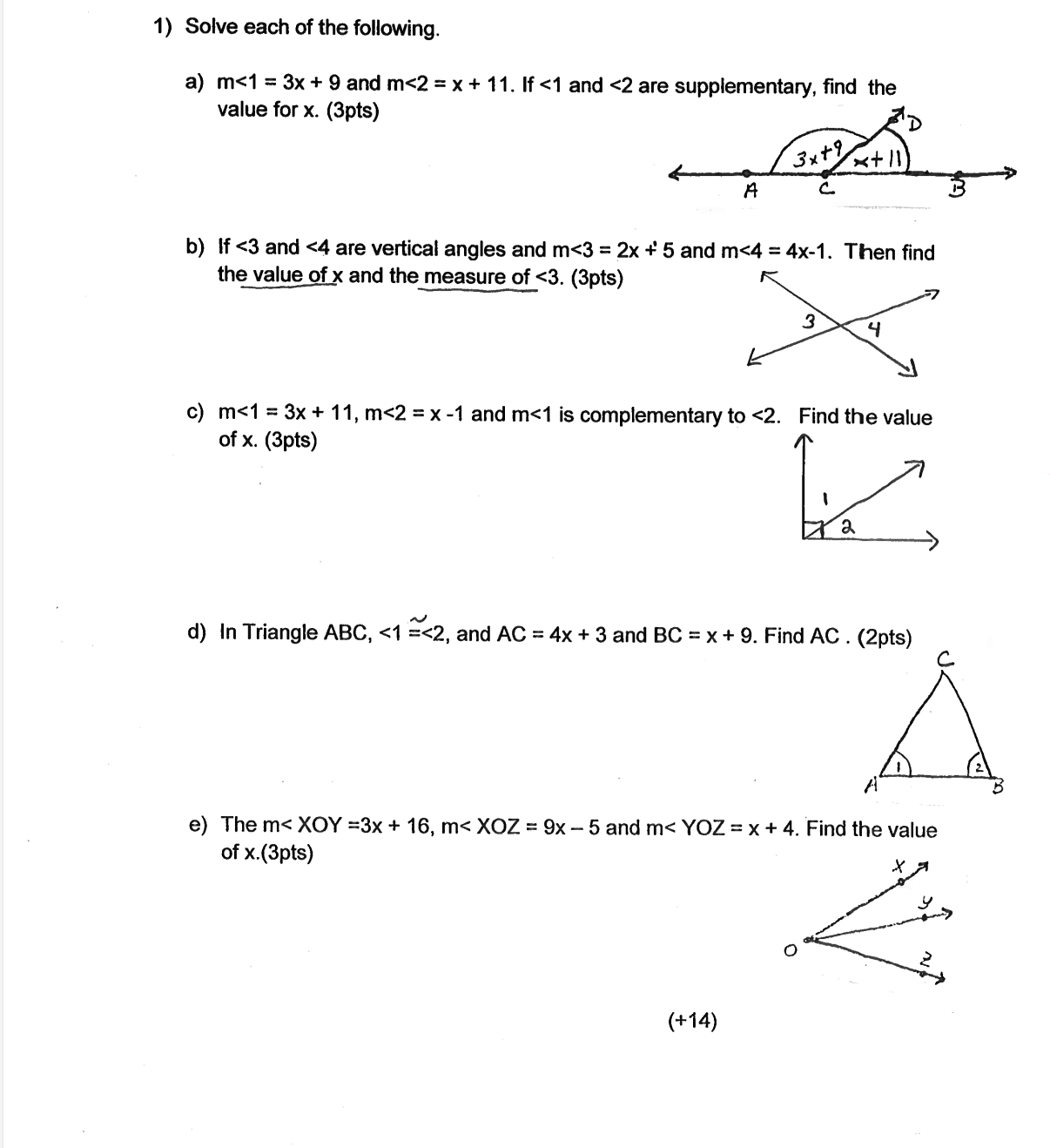 Complete the following study guide on a separate