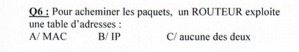 06 : Pour acheminer les paquets, un ROUTEUR