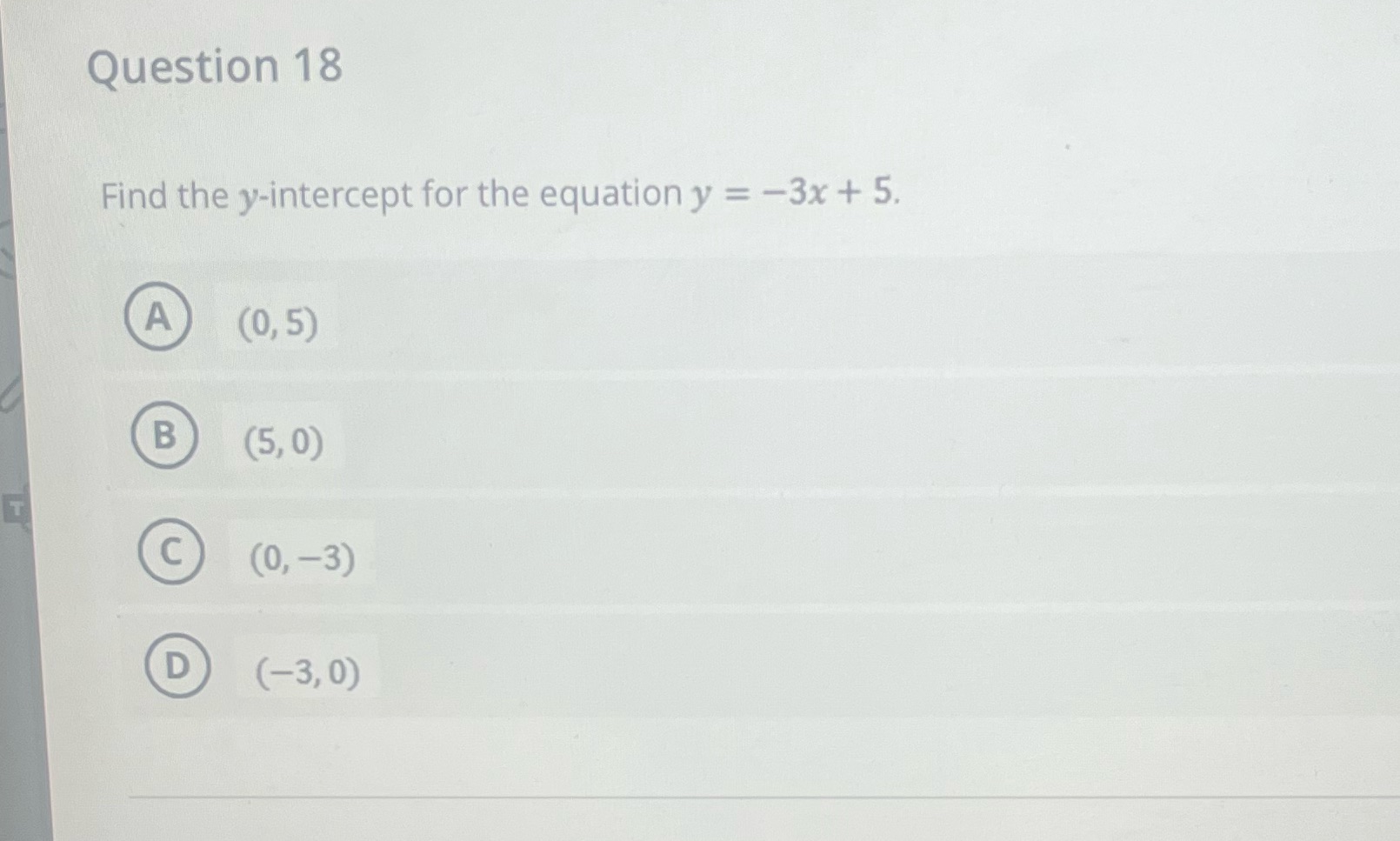 Please put the question number in the answer