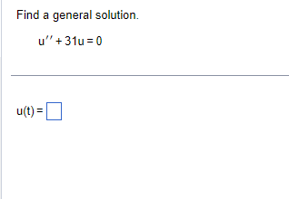 \fThe auxiliary equation for the given