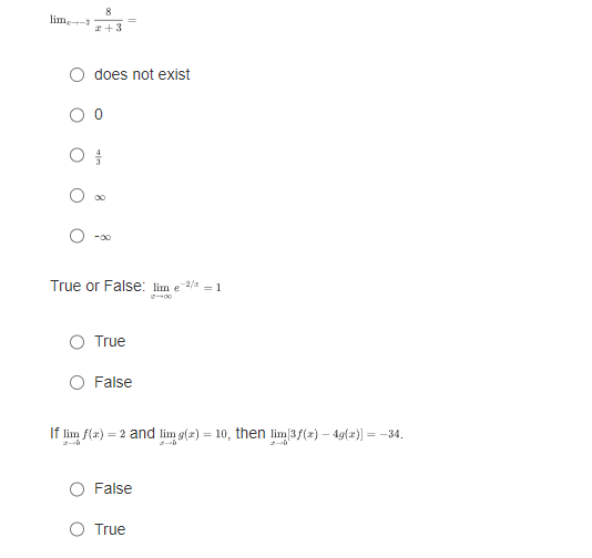 What is the lim, 1+ f(x) for the function f()