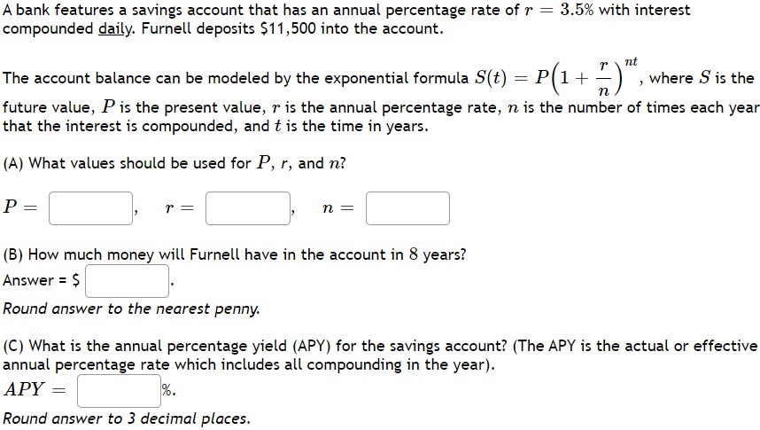 A bank features a savings account that has an