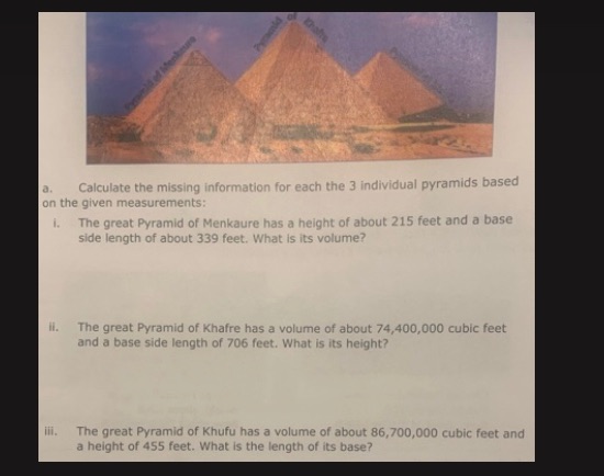 a. Calculate the missing information for each the