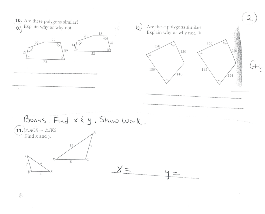 please answer ALL questions showing work ( while