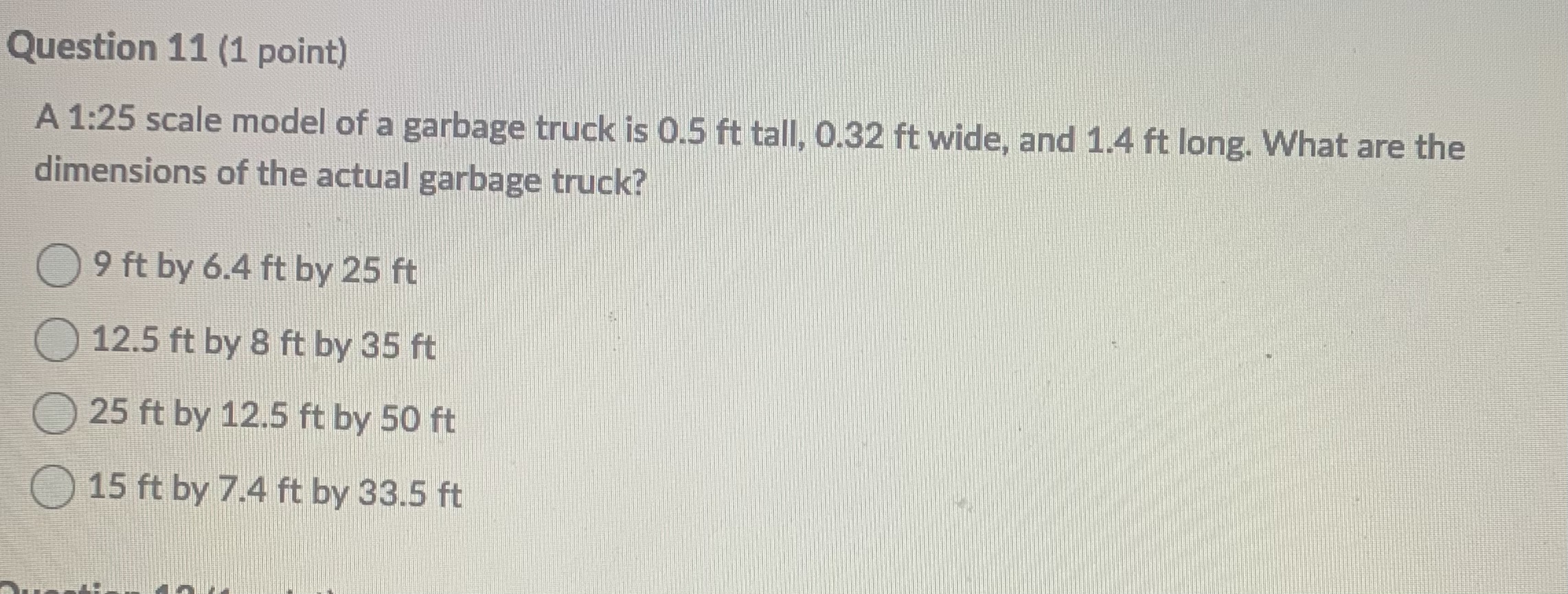 Measuring i need help finding the right answer