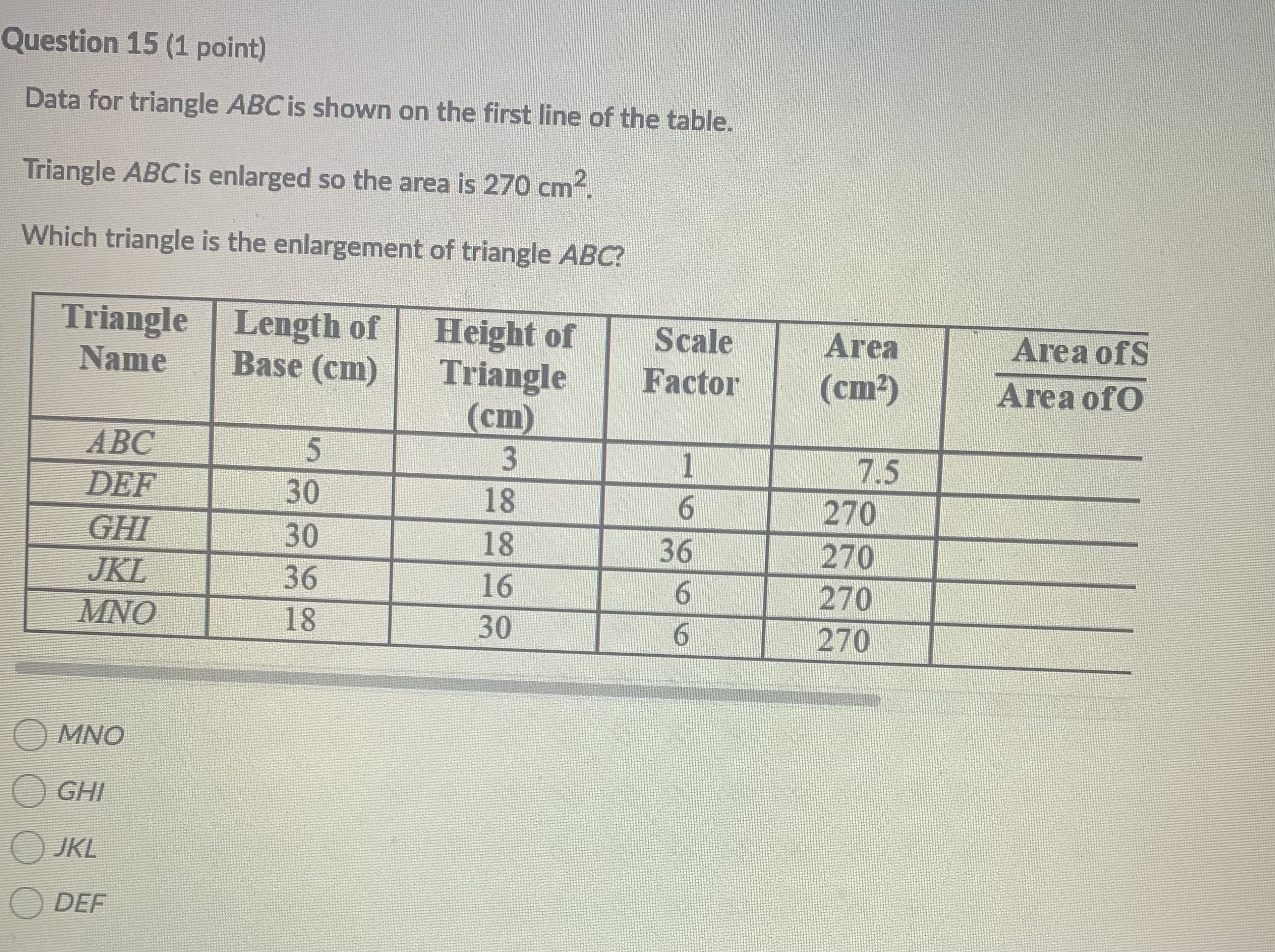 Measuring i need help finding the right answer