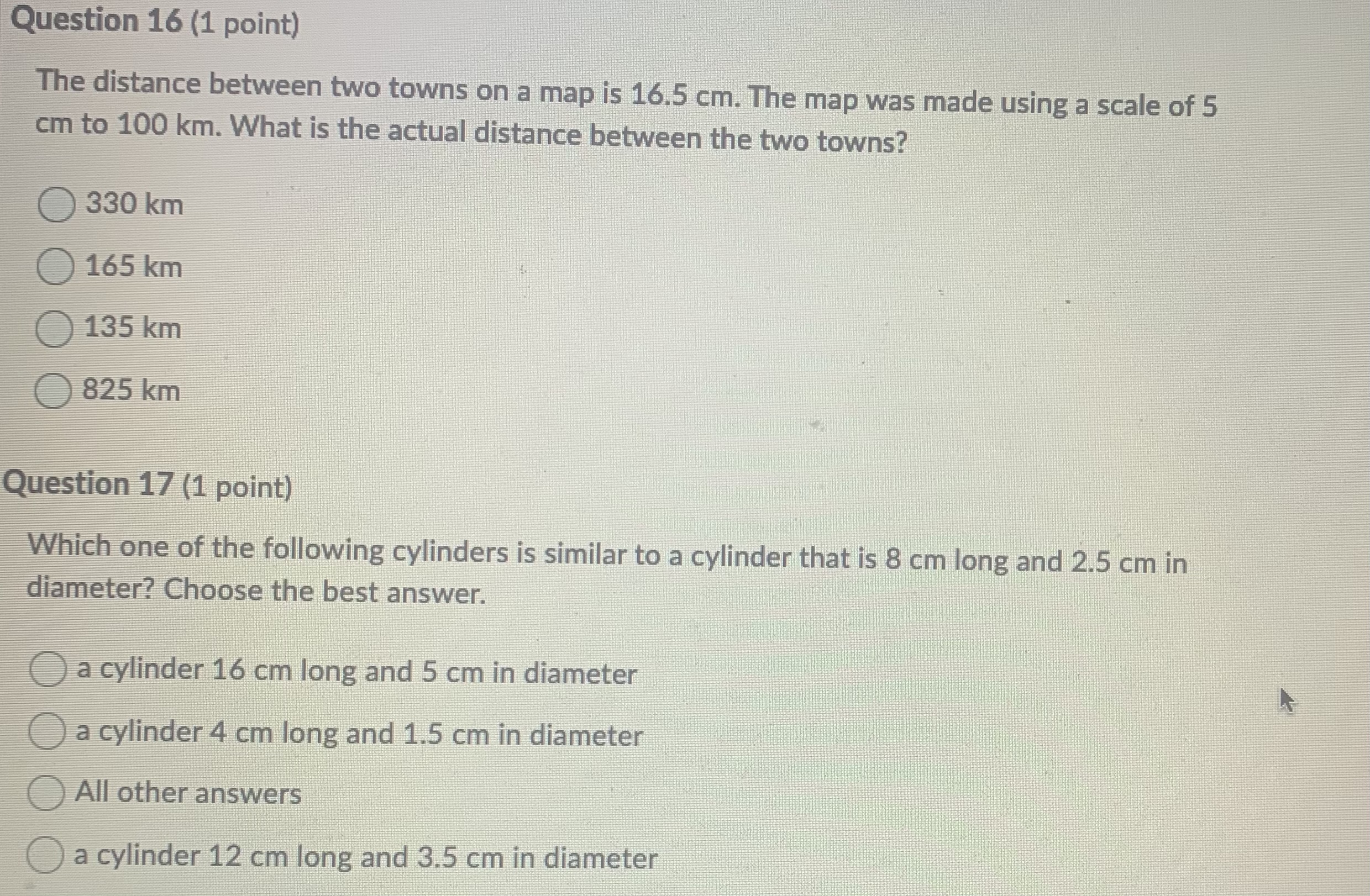 Measuring i need help finding the right answer