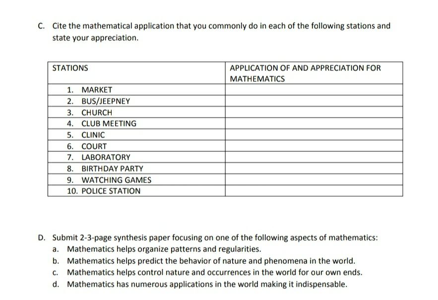 ACTIVITY III. Direction: Use the Venn diagram to