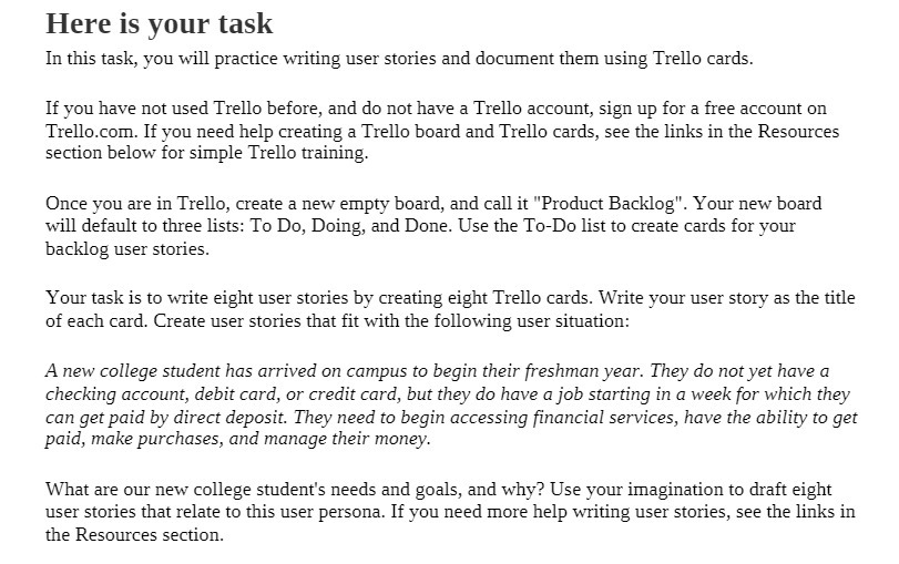 Here is your task In this task, you will practice