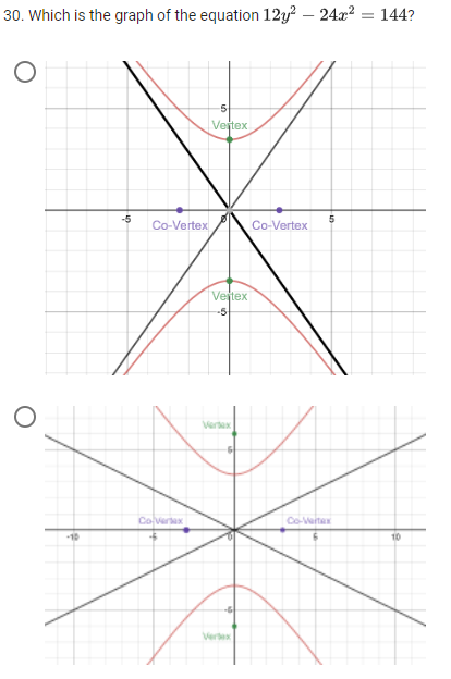 28. Which pair of coordinates has a midpoint of