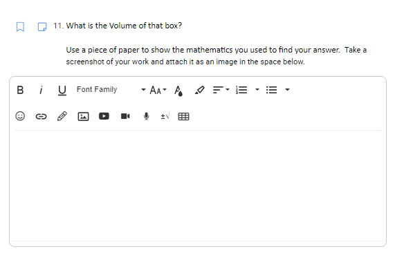 The template below shows how to create a box with