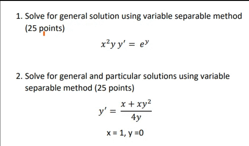 differential equation, Please right in readable